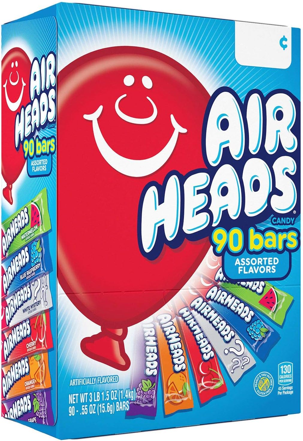 Airheads Variety Pack (.55 oz., 90 ct.) - Flavor of your choice