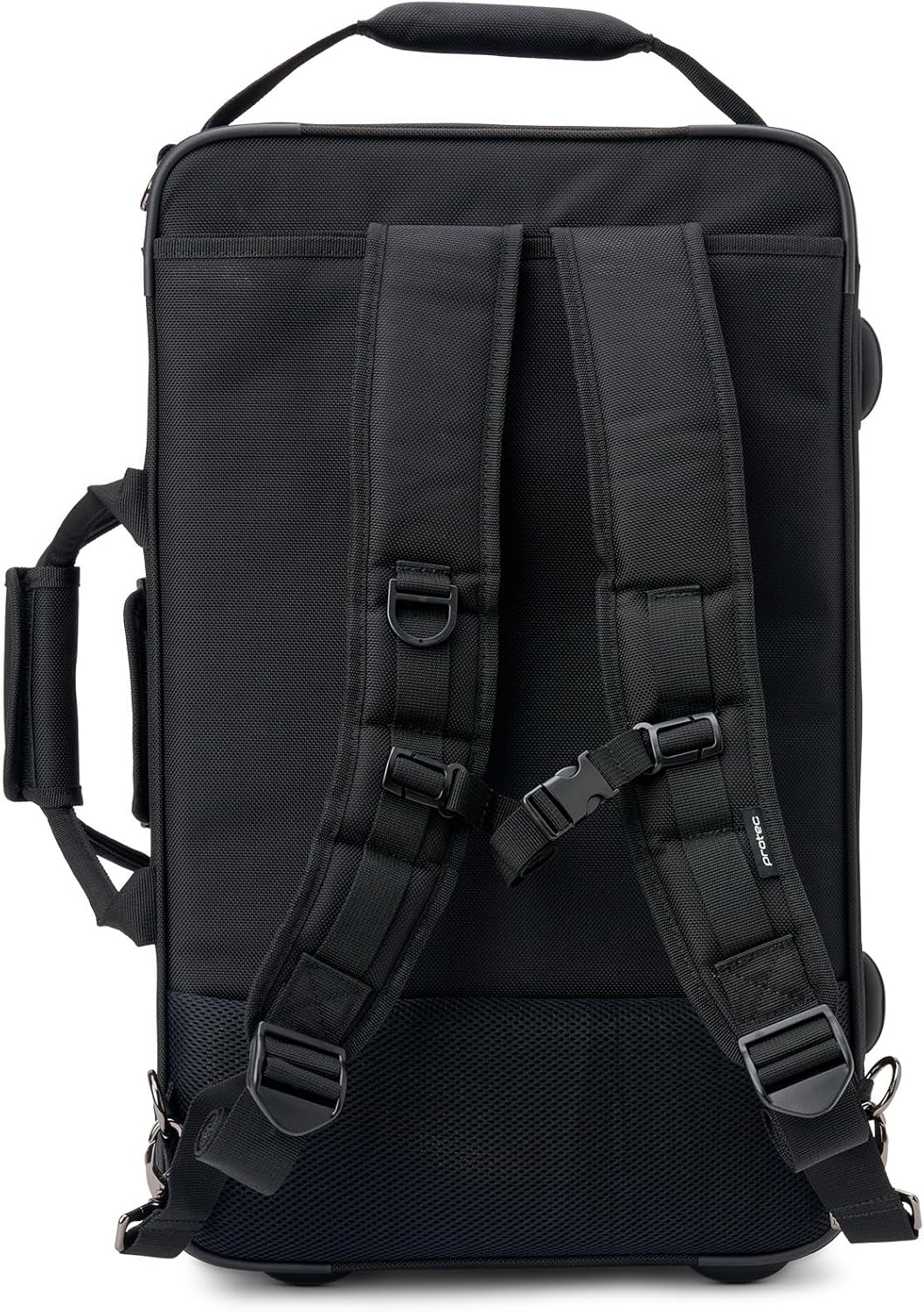 Protec Triple Trumpet Travel Ready PRO PAC Case with Tuckaway Backpack Straps, Black, Model PB327
