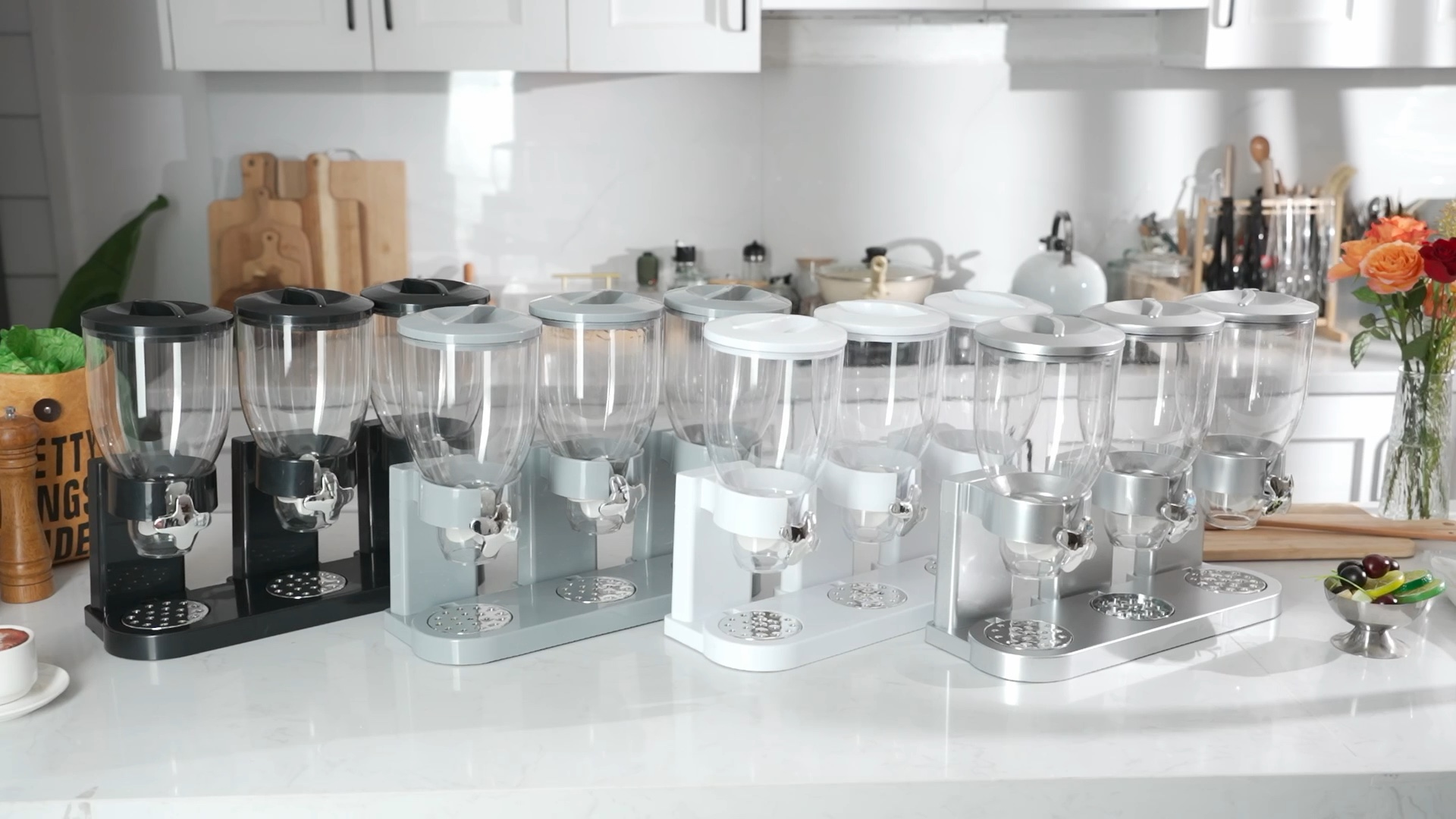 Amazon.com: Umigy 1 Pack Triple Indispensable Dry Food Dispenser