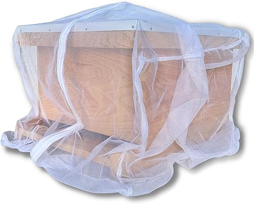 Miniatura 10 de Buzz Bag - La bolsa de malla diseñada para que los apicultores muevan las abejas de forma segura con malla de alta resistencia, cremallera YKK y