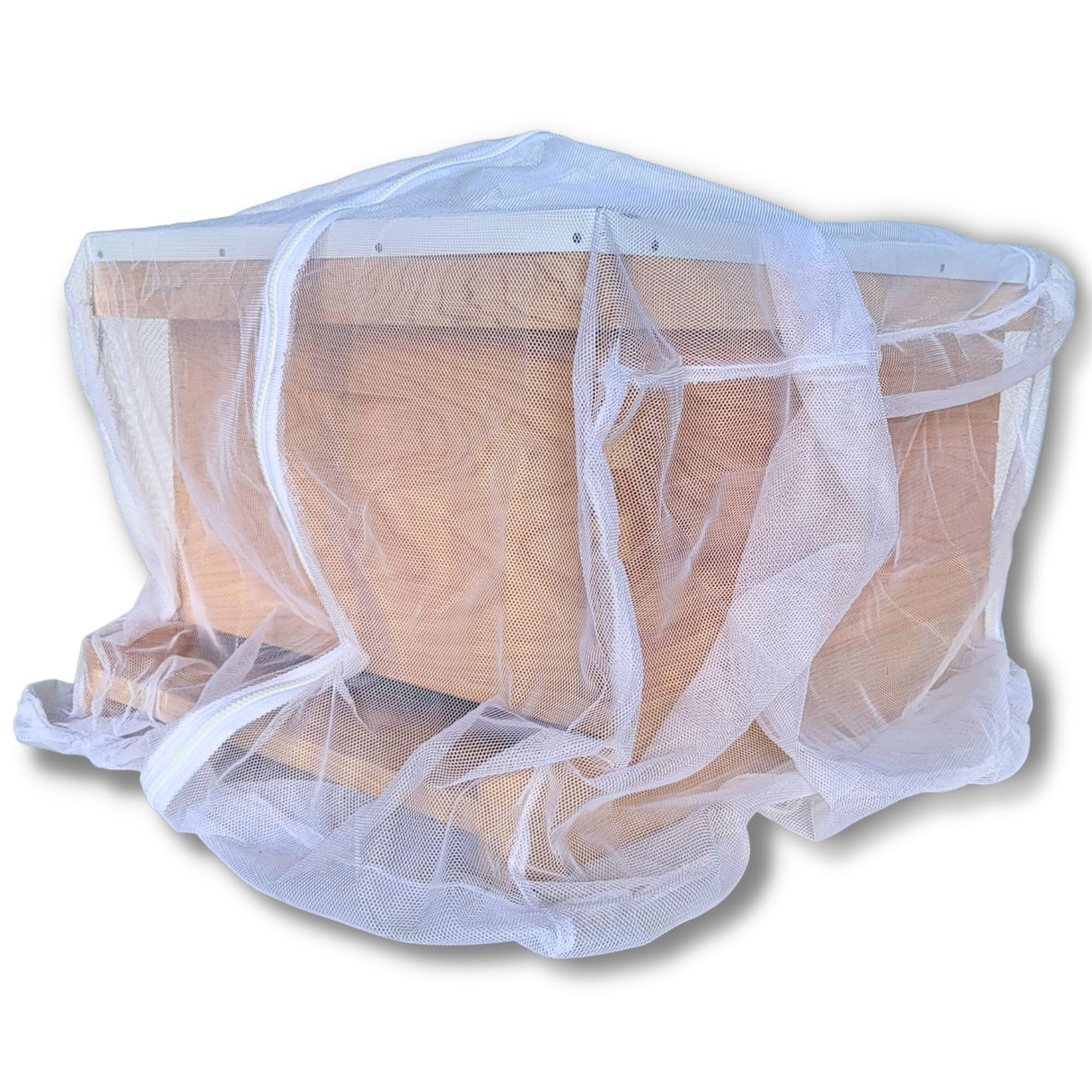 Buzz Bag - The Mesh Bag Designed for Beekeepers to Move Bees Safely and Securely with High Strength Mesh, YKK Zipper and Safety Lock Stiching - Single