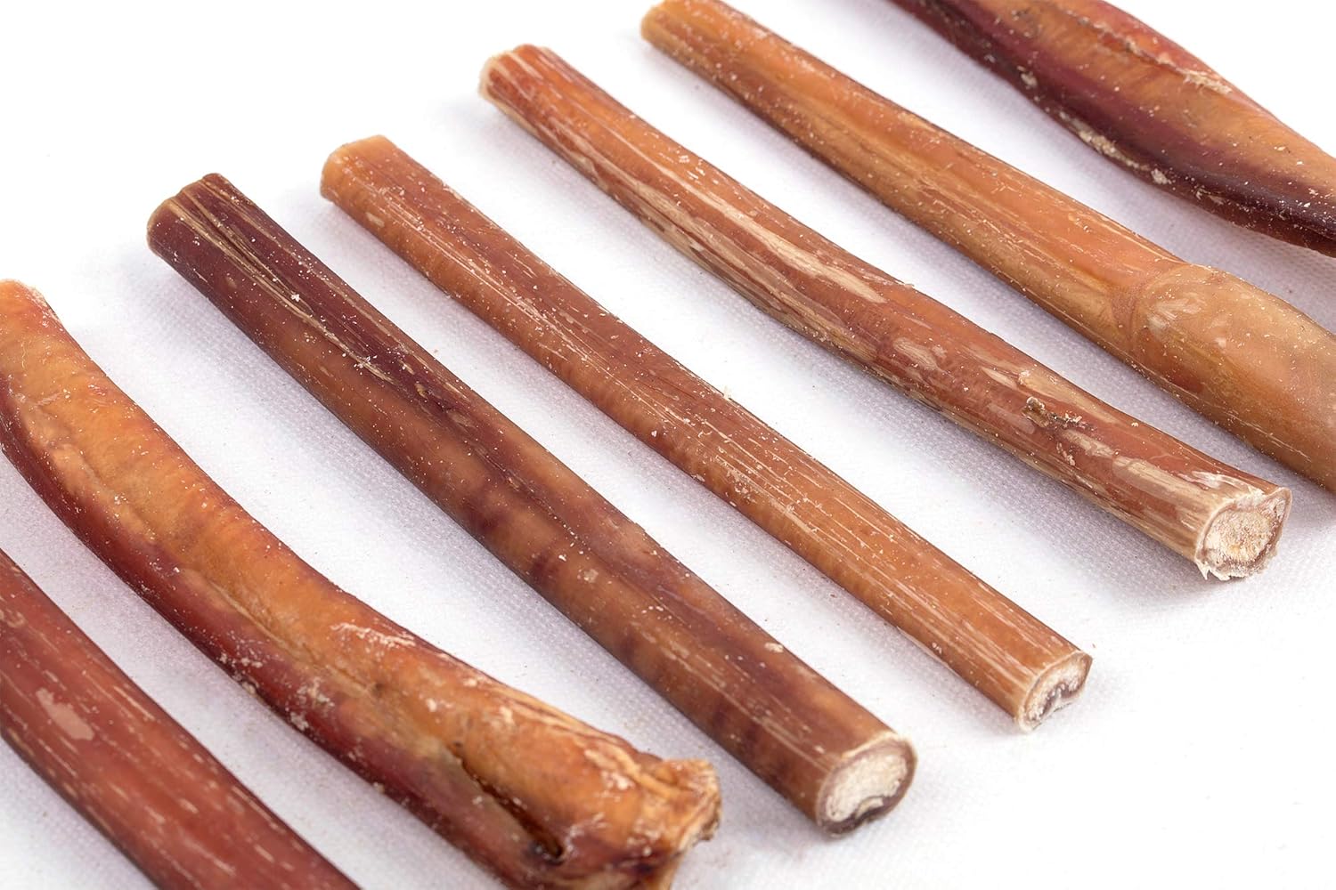 Kopo Dog Bully Sticks 7 inch - Regular Size, 25 Pack - Chew Sticks - 100% All Natural Beef Pizzle, One Ingredient Treats - More Protein Than Collagen Sticks - Long Lasting Dog Treats