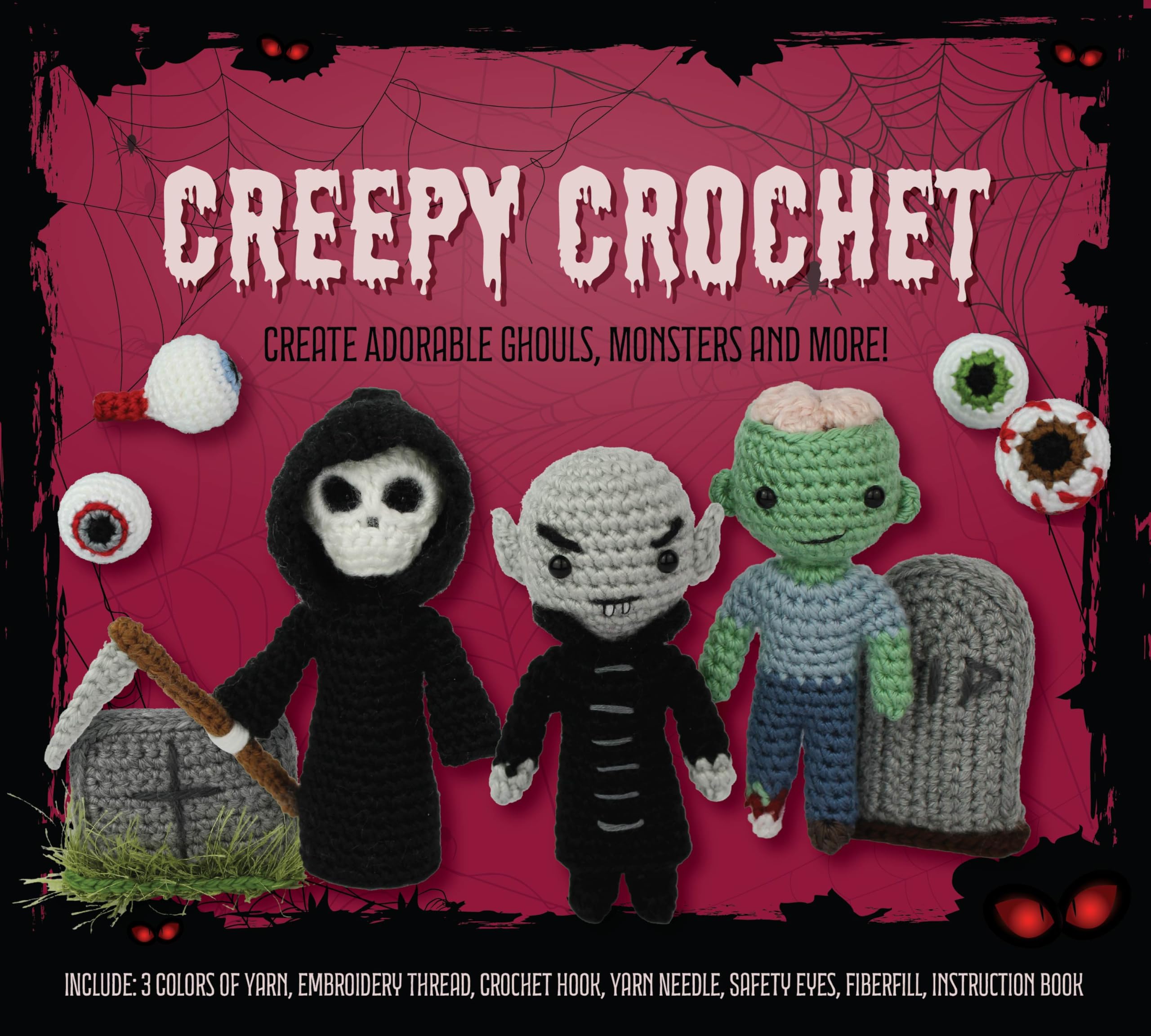 Creepy Crochet Kit by Kati Glusz - 9780785845591