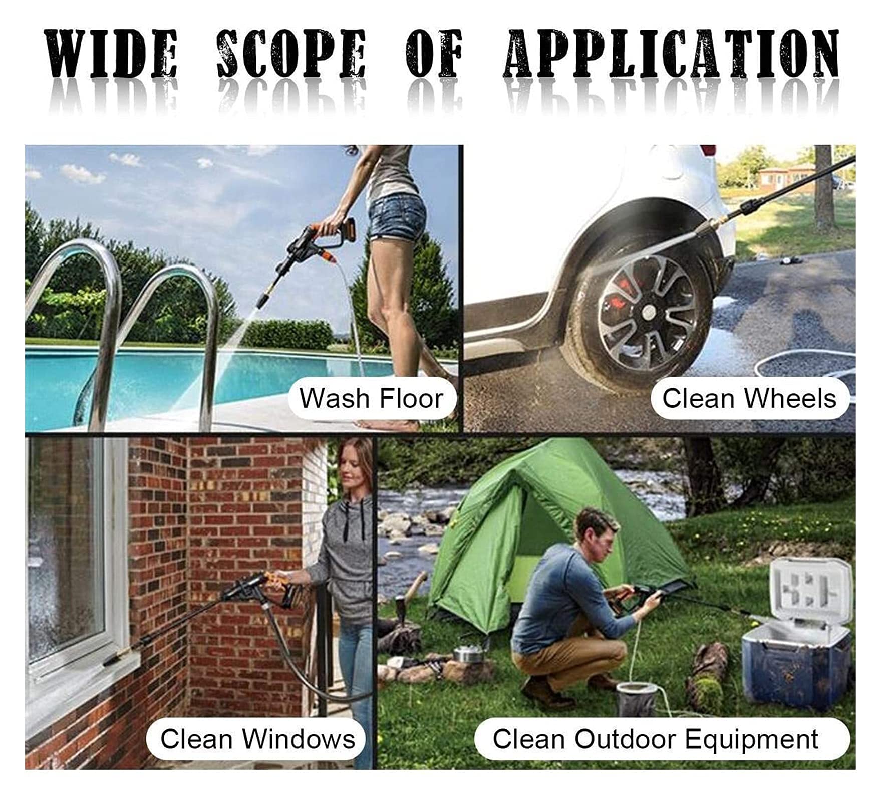 Ugello Multifunzione Di Ricambio Per Worx Hydroshot Cleaner WG629 - Foto 9