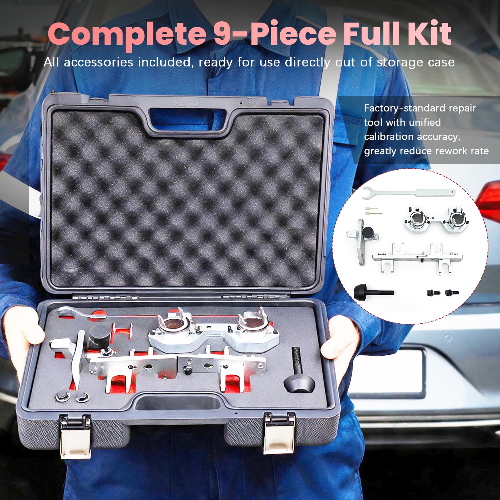 Juego de Herramientas para la Sincronización del Motor para Opel, Kit Calado Distribucion para la Correa de Distribución para Opel Modelos 1.2L F12SHL F12SHT F12SHR (a Partir de 2019)