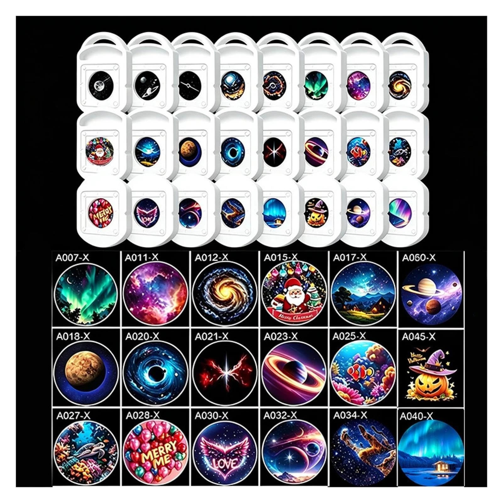 Proyector USB Galaxy Ocean Aurora Luz Nocturna for Niños