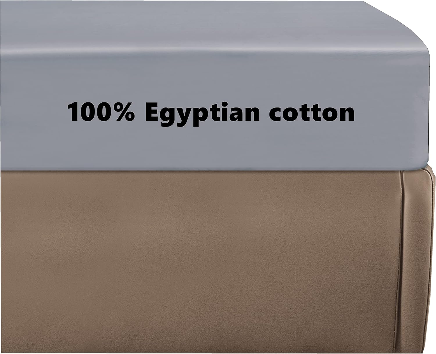 100 Egyptian Cotton Fitted Sheet Full Size, 600 Thread
