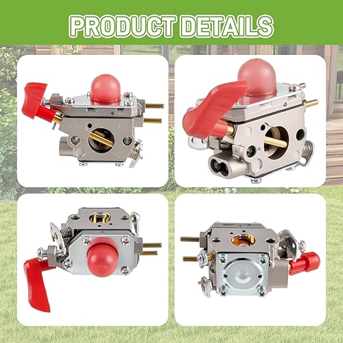 Miniatura 4 de partszen C1U-W43A 545081857 Carburador con filtro de aire 545146501 para Zama C1U-W43 Poulan VS-2 BVM200FE GBV345 Craftsman 358794765 358794774