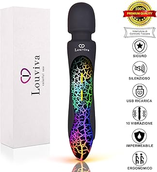 Louviva. Vibrador/ masajeador con ramificaciones de luz ...