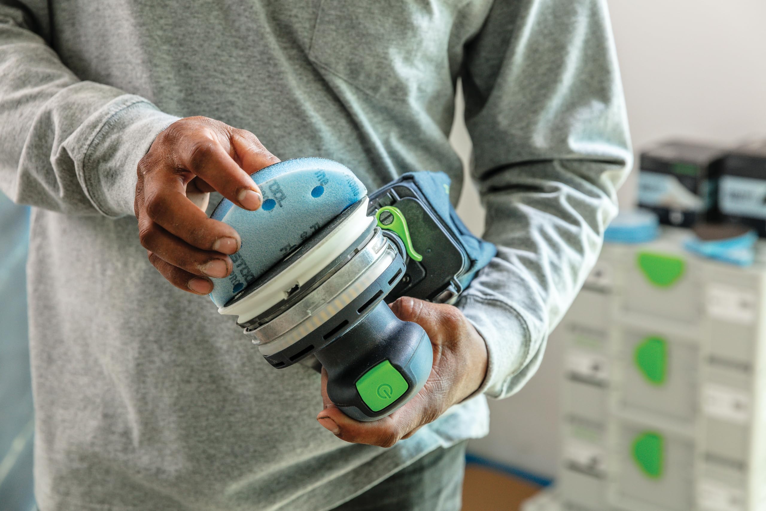 Festool Granat PRO 578799 Lot de 10 disques abrasifs profilés en mousse flexible pour contours, moulures et surfaces incurvées 125 mm Grain mélangé Dos en mousse 1,27 cm