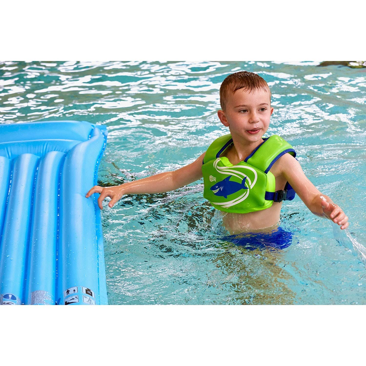 BECO-Sealife Schwimmweste Kinder 2–6 Jahre, Bequeme Kinder Schwimmlernweste für Mädchen & Jungen von 15–30 kg mit Sicherheitsverschluss