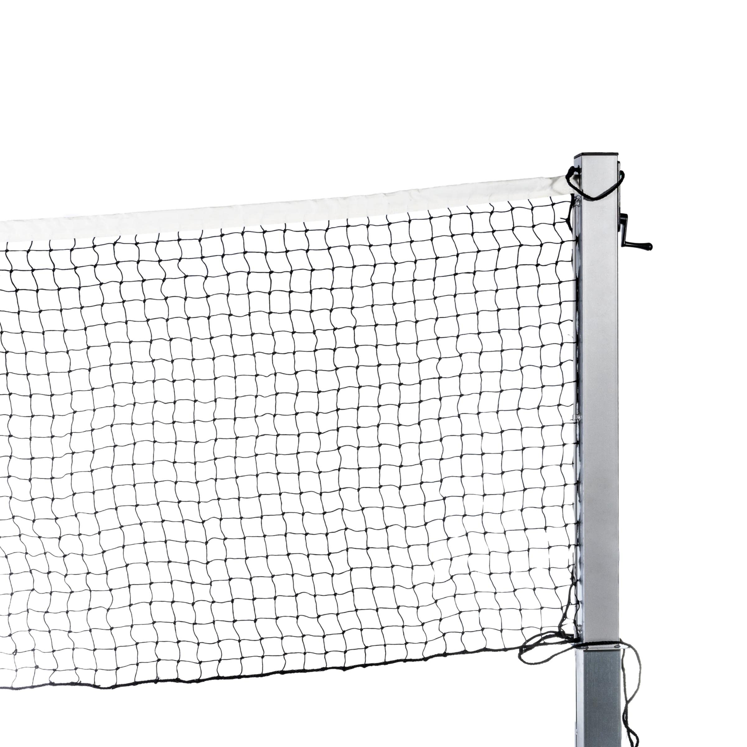 Wip Sport - Rete da Tennis Regolamentare (12.80×1.07 mt), Maglia Quadrata in Polietilene HD, 2.5 mm di Spessore, 100% Made In Italy