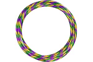 12 Pack 24" Exercise Hoop Plastic Glitter Hoop