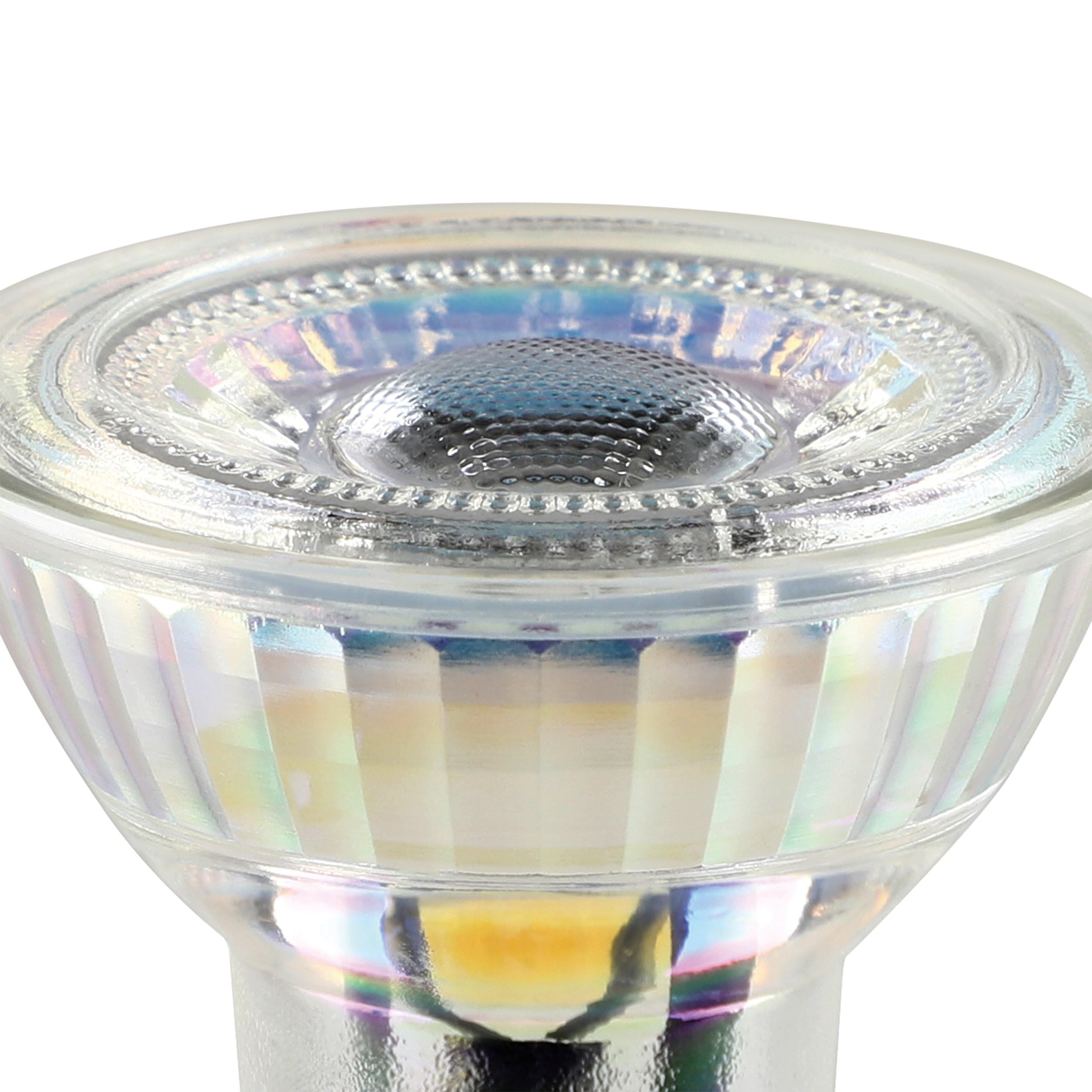Lampadina LED, GU10 Faretto, Opaco, Luce Naturale, 3.6W= 340LM  Equiv 35 W 100 Lexman 84822436