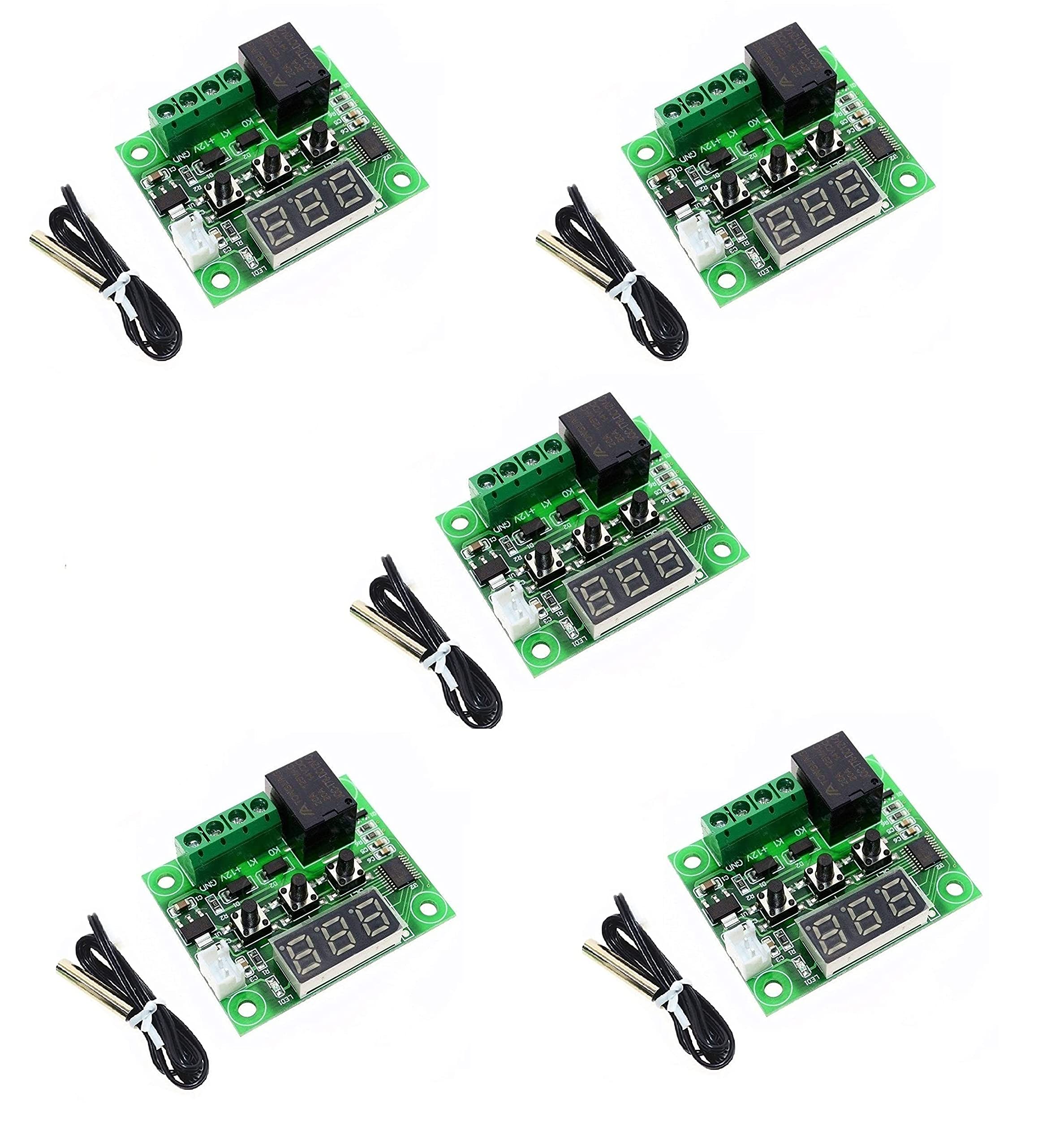 SS ROBOTICS W1209 50-100 Digital Temperature Controller Thermostat Temperature Sensor and Controller Pack of 5 (B098PCJQKS) Amazon Price History, Amazon Price Tracker