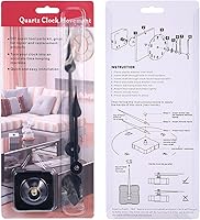 Vista 7 de WILLBOND Movimiento de reloj de eje largo de alto par con motor de reloj y manecillas de 7 pulgadas en forma de espada