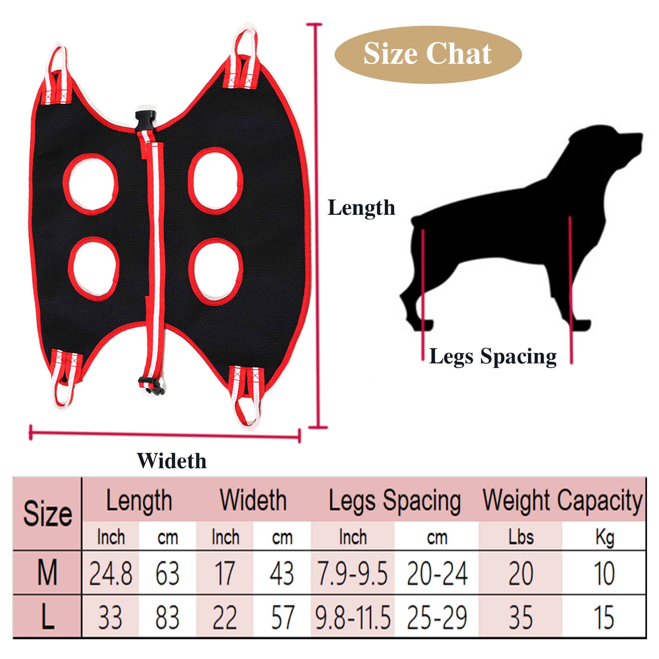 Pet Grooming Hangmat Harnas, Wasbare Katten Honden Houder voor Grooming, Pet Stuff Helper Multi Size, voor Hond Nagelknipper Trim Bad (S