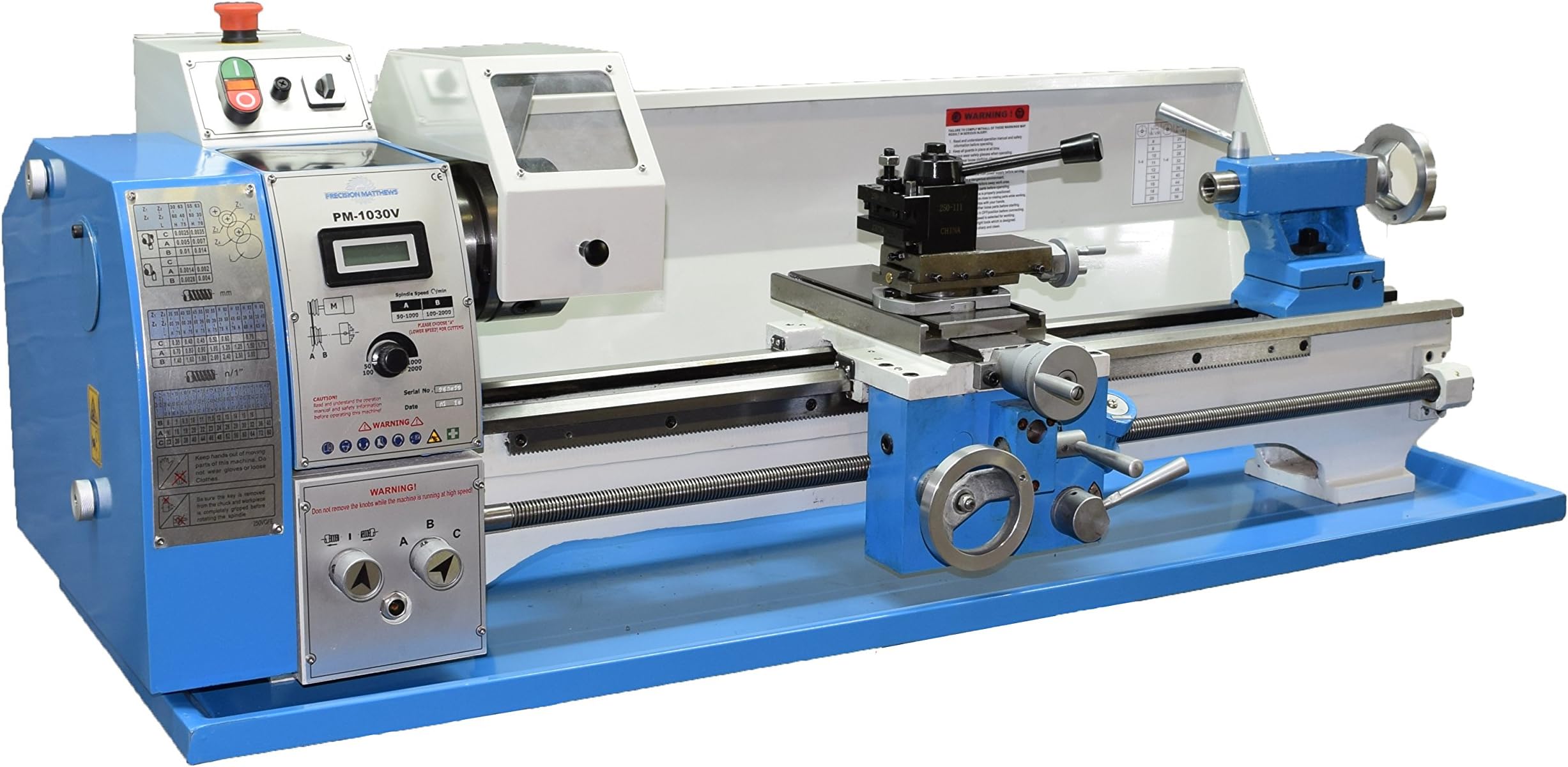 PM-1030V Precision Matthews 10x30" Metal Working Lathe