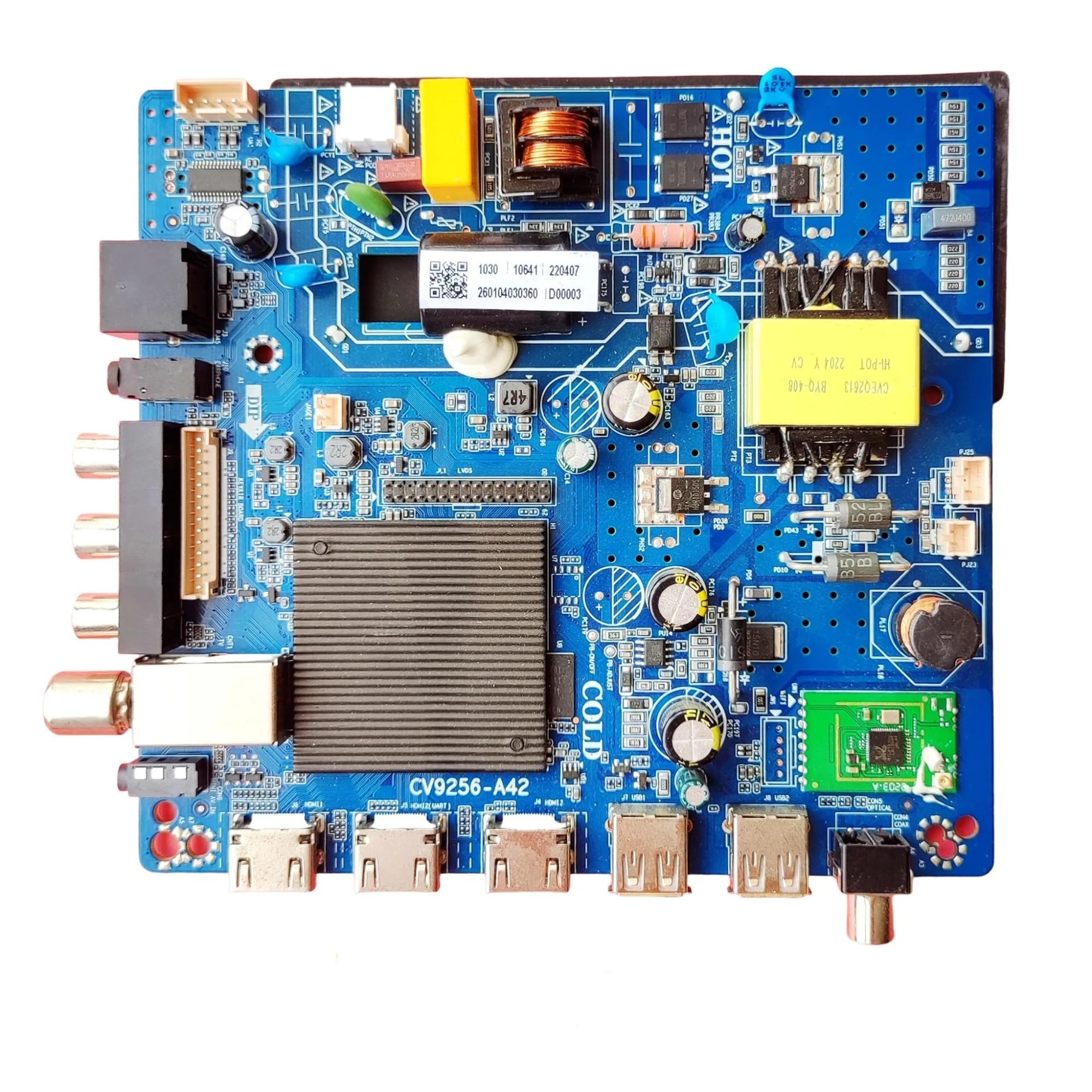 Carte mère TV CV9256-A42 avec multiprise intégrée pour téléviseur LCD Smart 3211