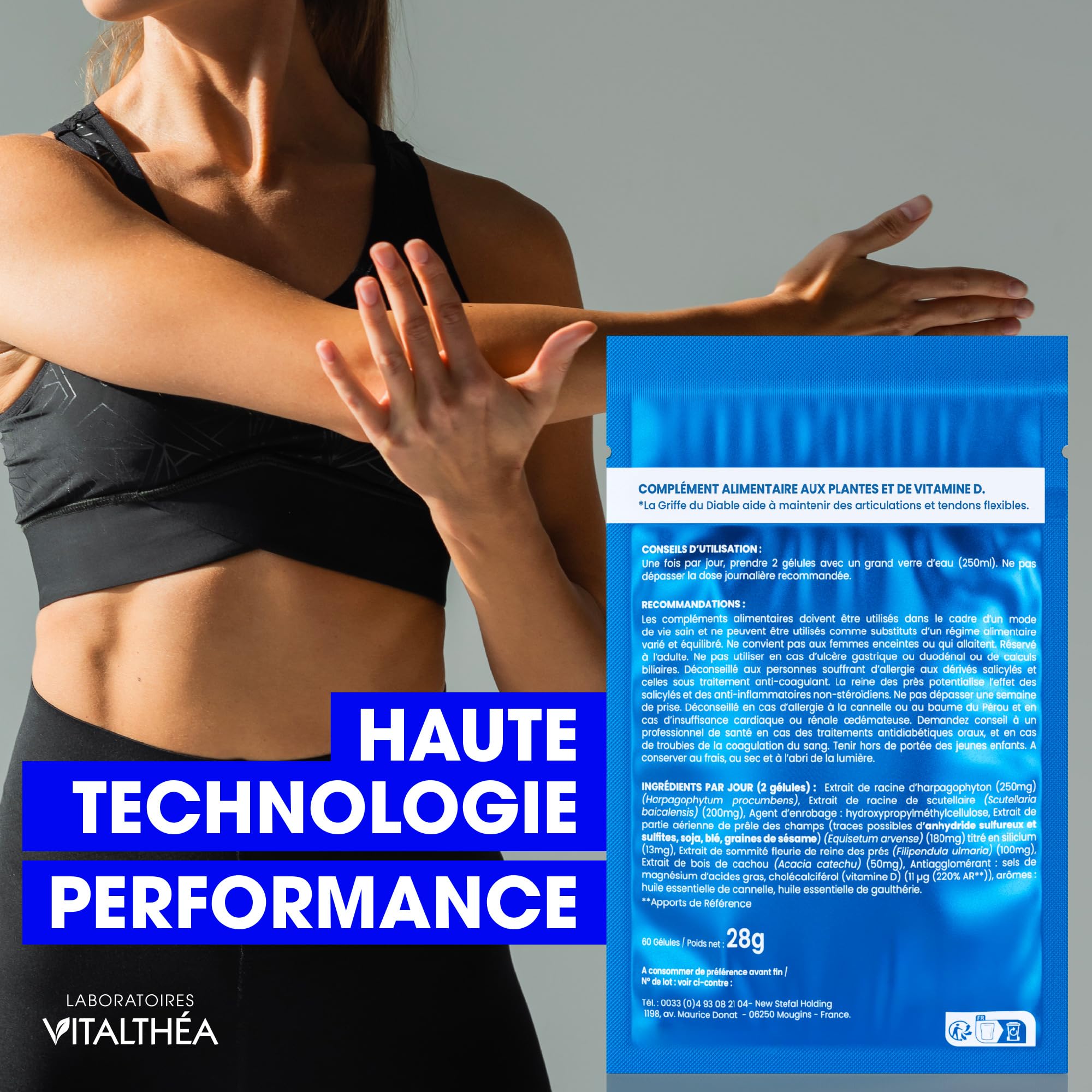 ARTHROPHYTOL GÉLULES I FORMULE EXCLUSIVE Harpagophytum + Ingrédient Breveté + Vitamine + Oligo-élément I RÉSULTATS PROUVÉS I Inconfort articulaire & musculaire | 60 gélules