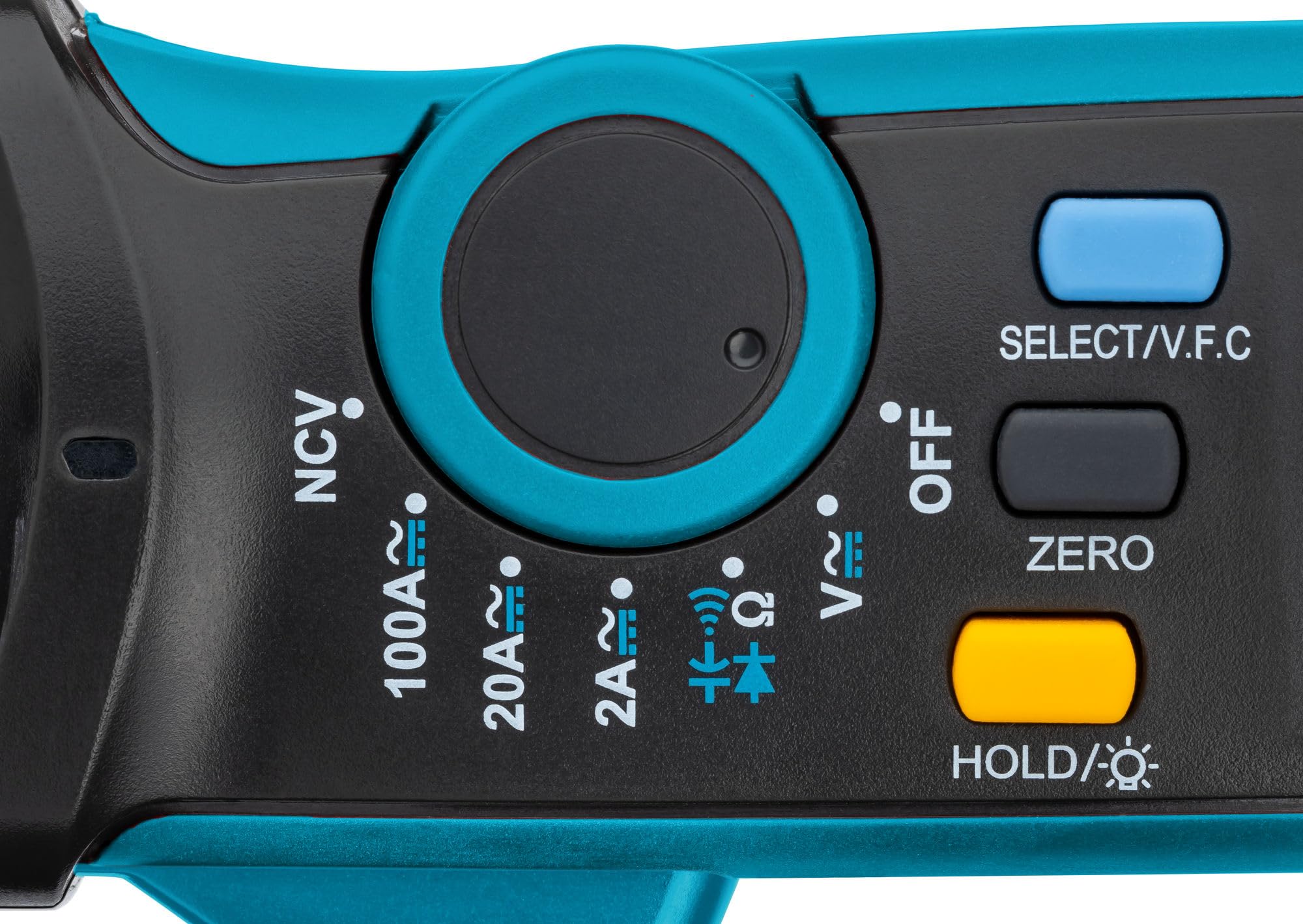 Hazet Digitale Stromzange 2152-610, kompakt, für Spannung, Strom und Widerstand, mit beleuchtetem LCD Display, NCV-Funktion, inkl. Zubehör