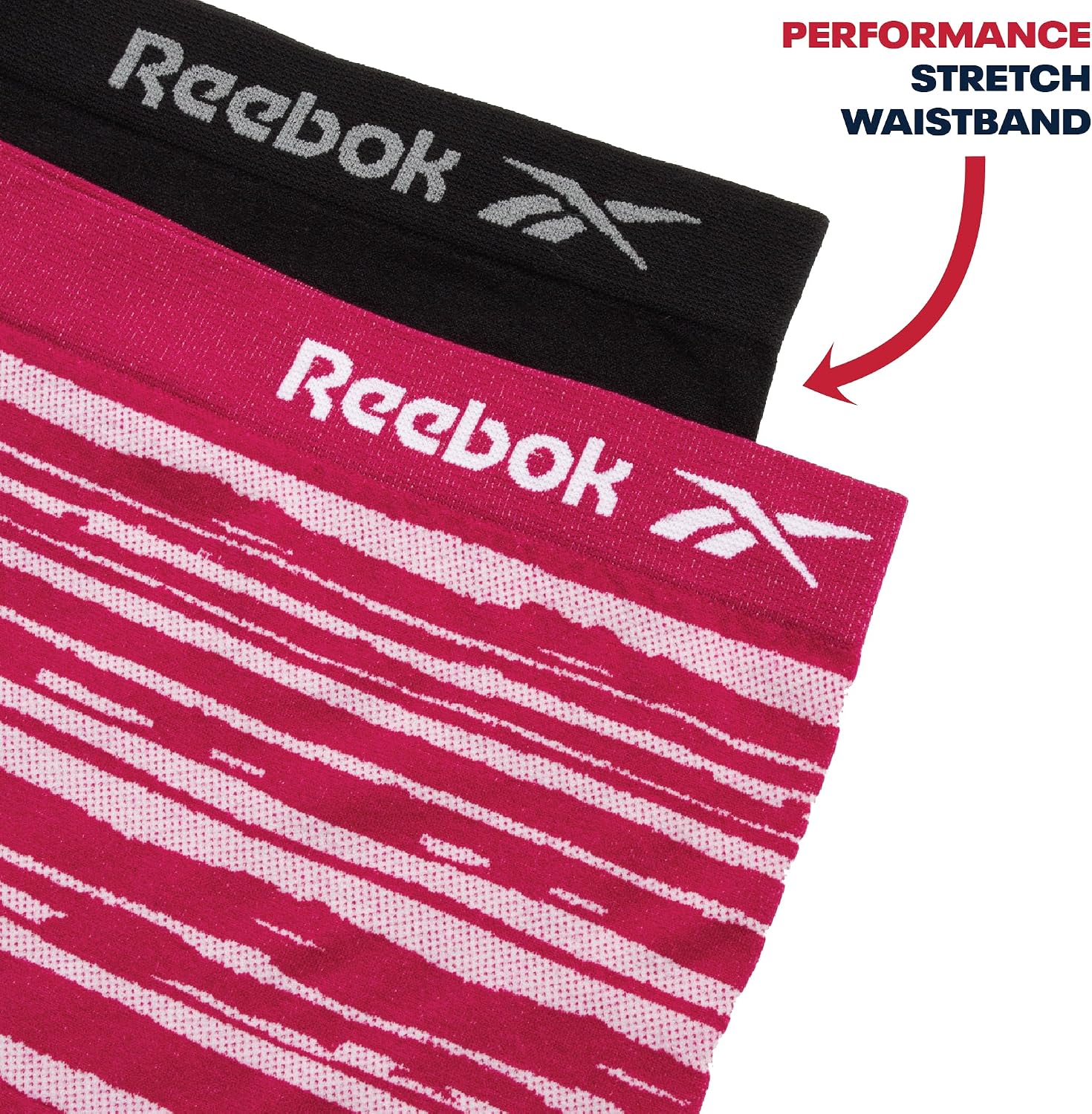 Reebok Girls Bike Shorts 2 Pack, Seamless Performance Cartwheel Shorts