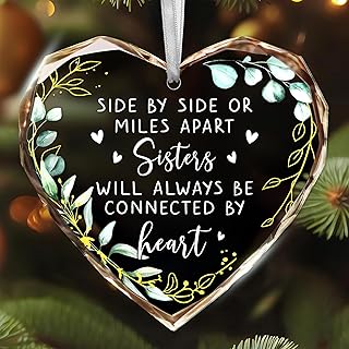 Gifts for Sister - Special 2025 Sister Ornaments for Christmas Tree Decoration, Perfect Sisters Gifts for Women, Unique Sisters Gift from Sister, Decorative Ornaments for Christmas Tree