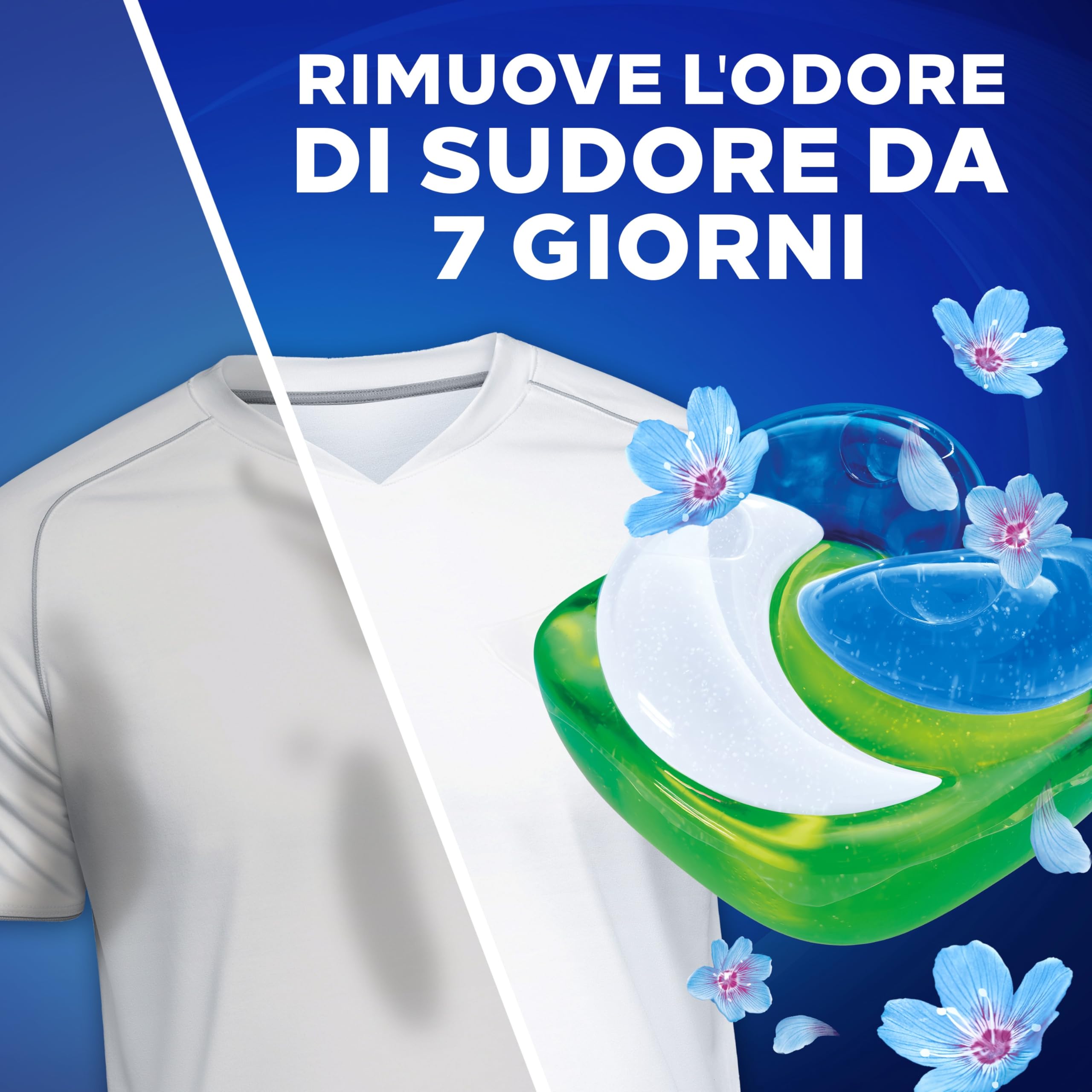 Dash Power Pods Detersivo Lavatrice In Capsule, 105 Lavaggi(3x35), Freschezza Di Lenor, Risveglio Primaverile, rimuove addirittura gli odori di sudore vecchi di 7 giorni, per una pulizia impeccabile