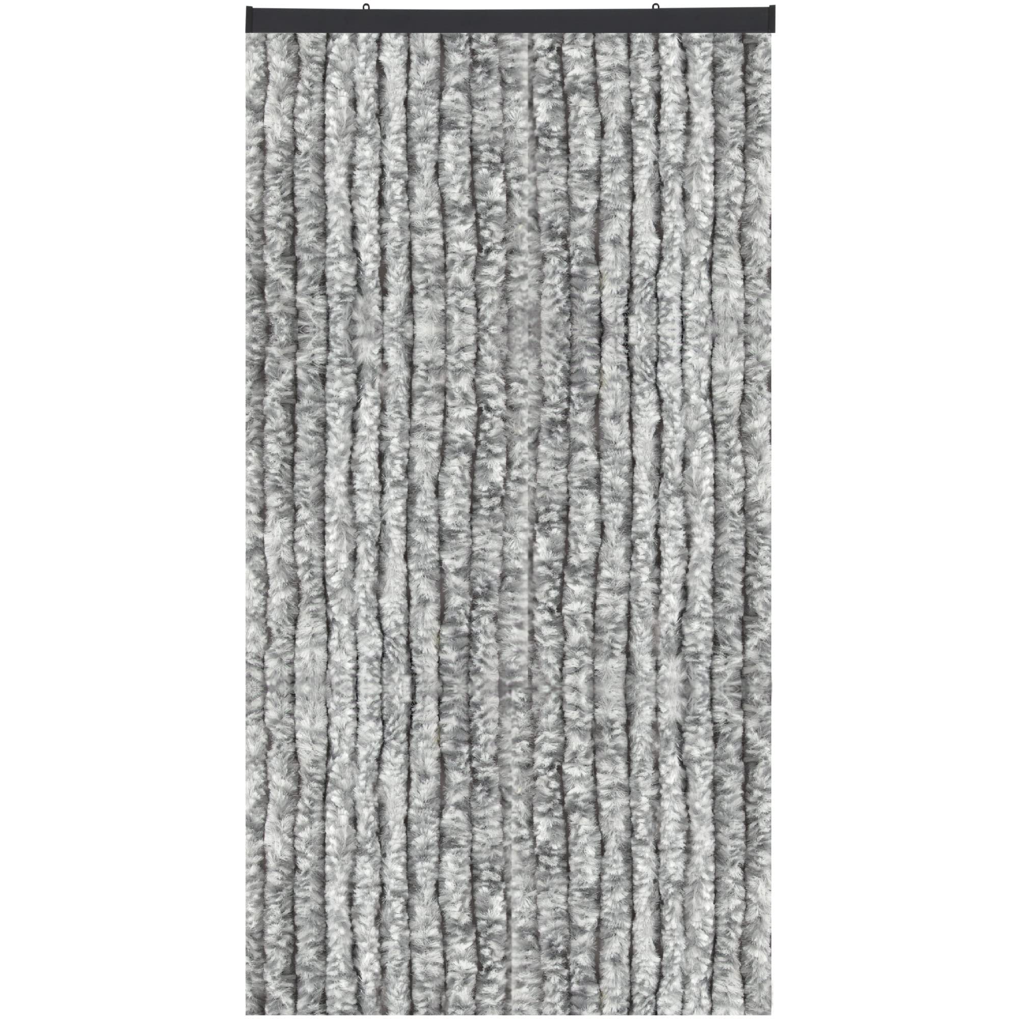 Arsvita, Tenda in ciniglia, protezione dagli insetti per l'estate extra larga, selezione: 140x220 melangiato grigio chiaro - bianco