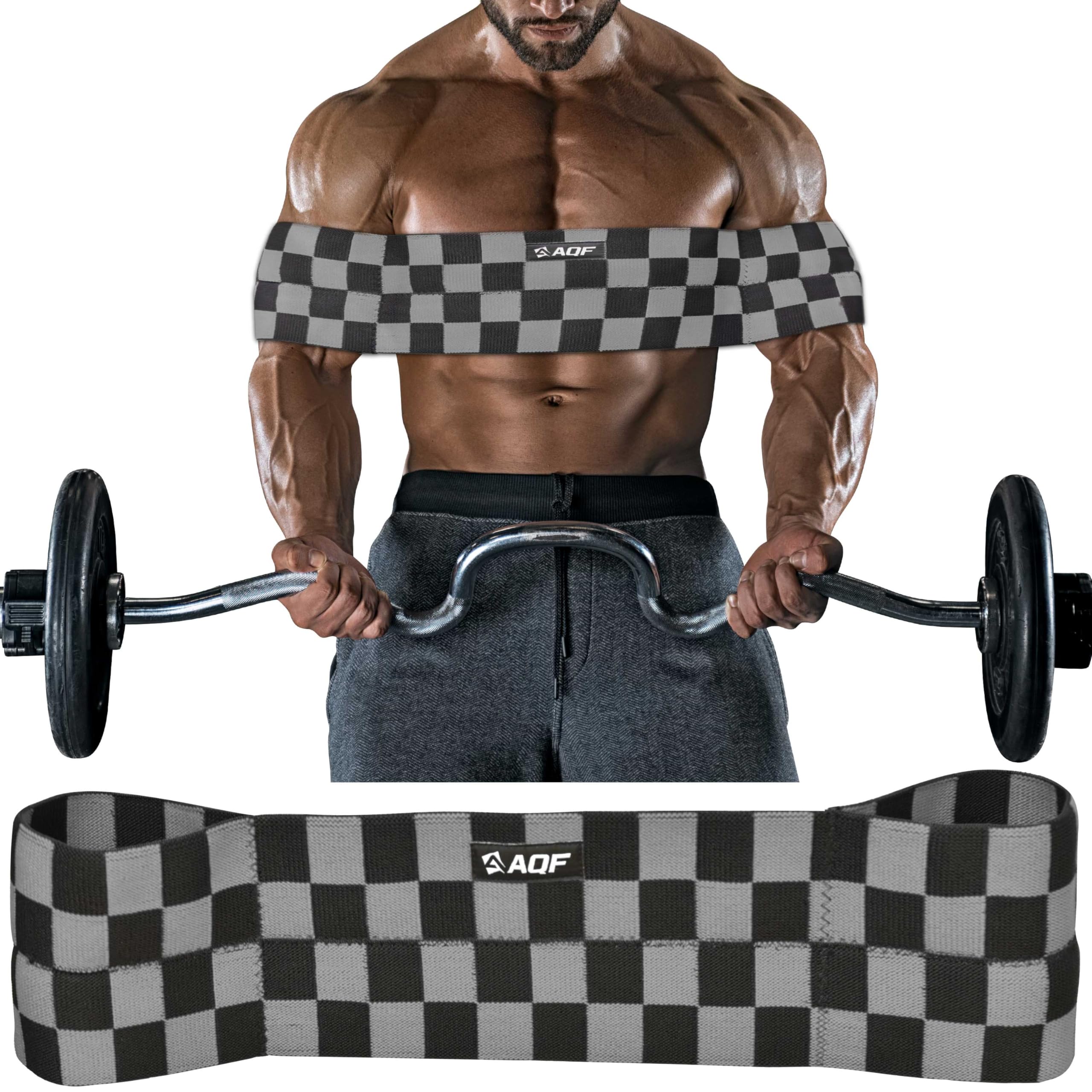 AQF Bench Press Resistance Band, Weightlifting Bodybuilding Strength Training Fitness Exercise Band – Suitable for Dips and Push Ups Etc