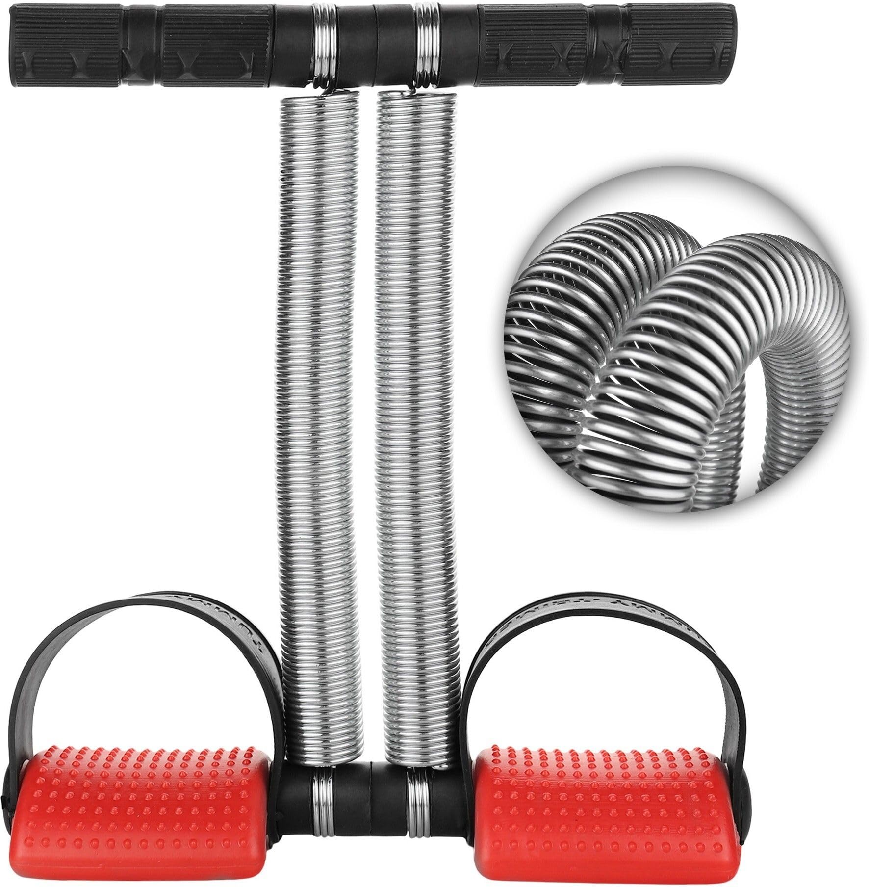 Affective Tummy Trimmer with Double Spring Burn Calories-106 Ab Exerciser (Red)-picture-18