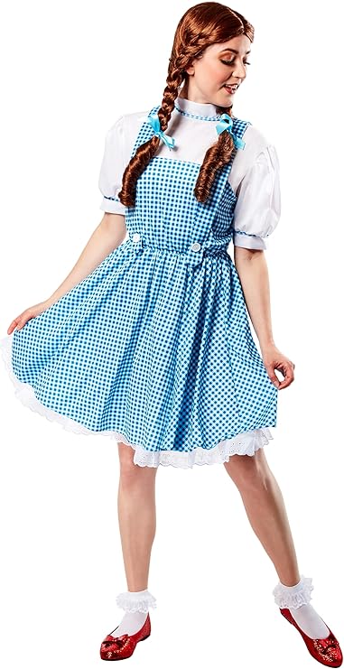 Rubies Wizard of Oz Dorothy Dress and Hair Bows Costume