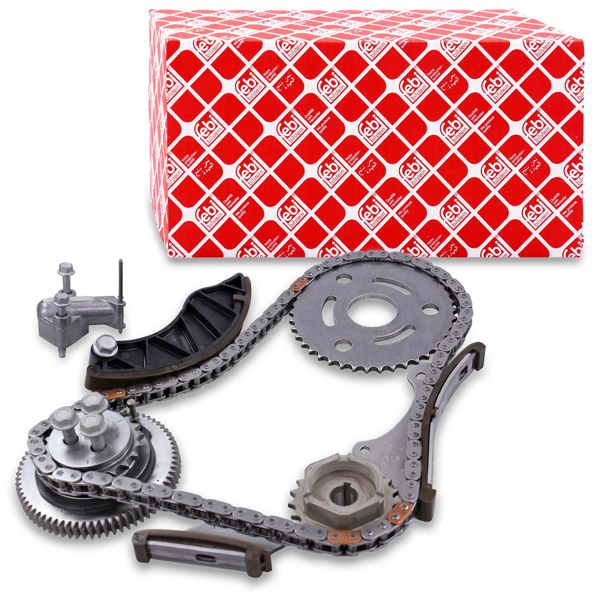 febi bilstein 108993 Timing Chain Kit for Camshaft with Slide Rails and Chain Tensioner