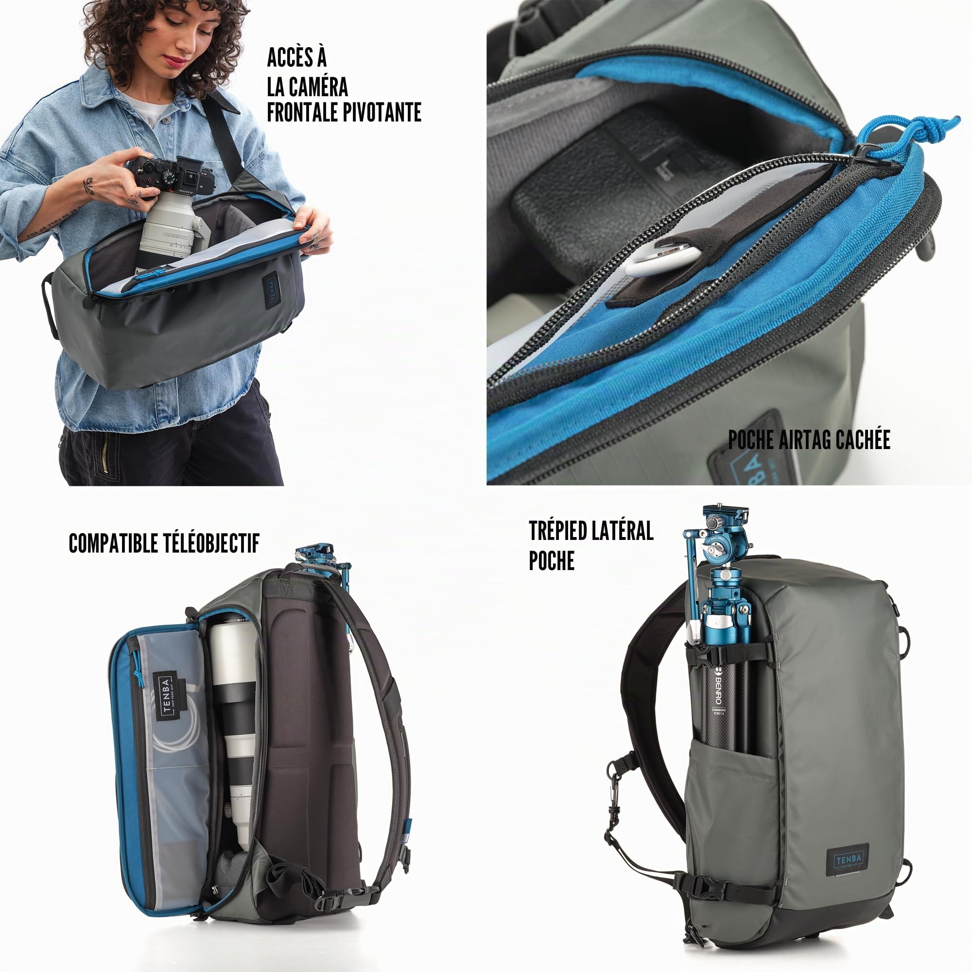 Tenba Sac à Dos Solstice v2 16L Sling Bag Gris