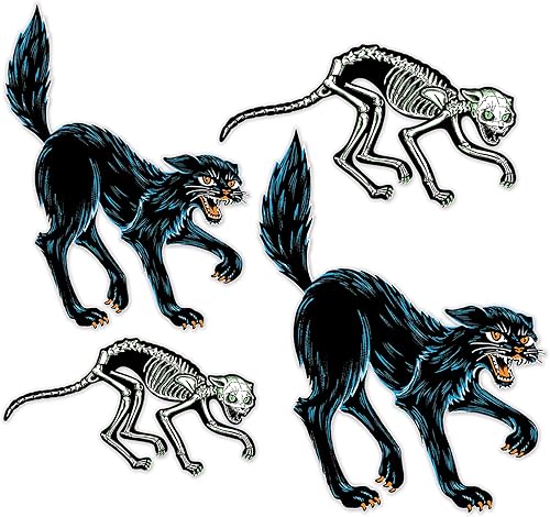 Miniatura 12 de Beistle Bruja articulada de Halloween vintage