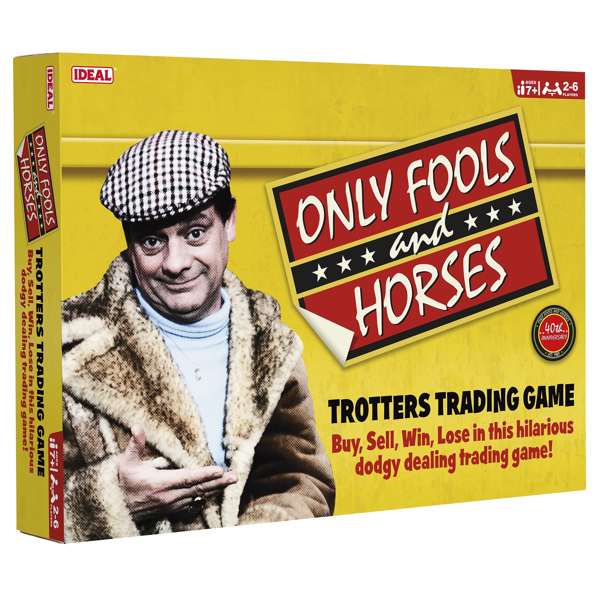 Ideal, Only Fools and Horses Trotters Trading Game: Buy, Sell, Win, Lose In This Hilarious Dodgy Dealing Trading Game, Family Tv Show Board Game, for 2-6 Players, Ages 7+