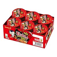 Vista 1 de Samyang 2 fideos salteados de pollo picante Buldak (6 unidades)