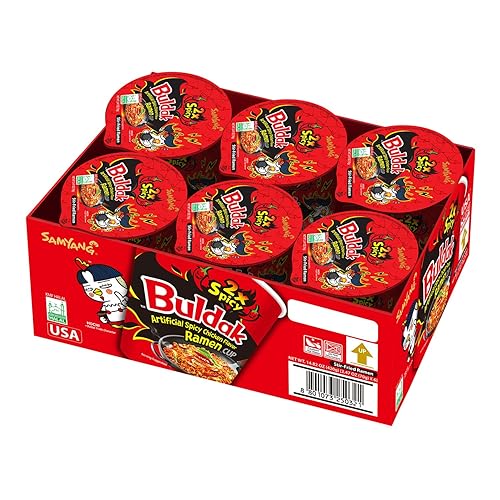Samyang 2 fideos salteados de pollo picante Buldak (6 unidades)