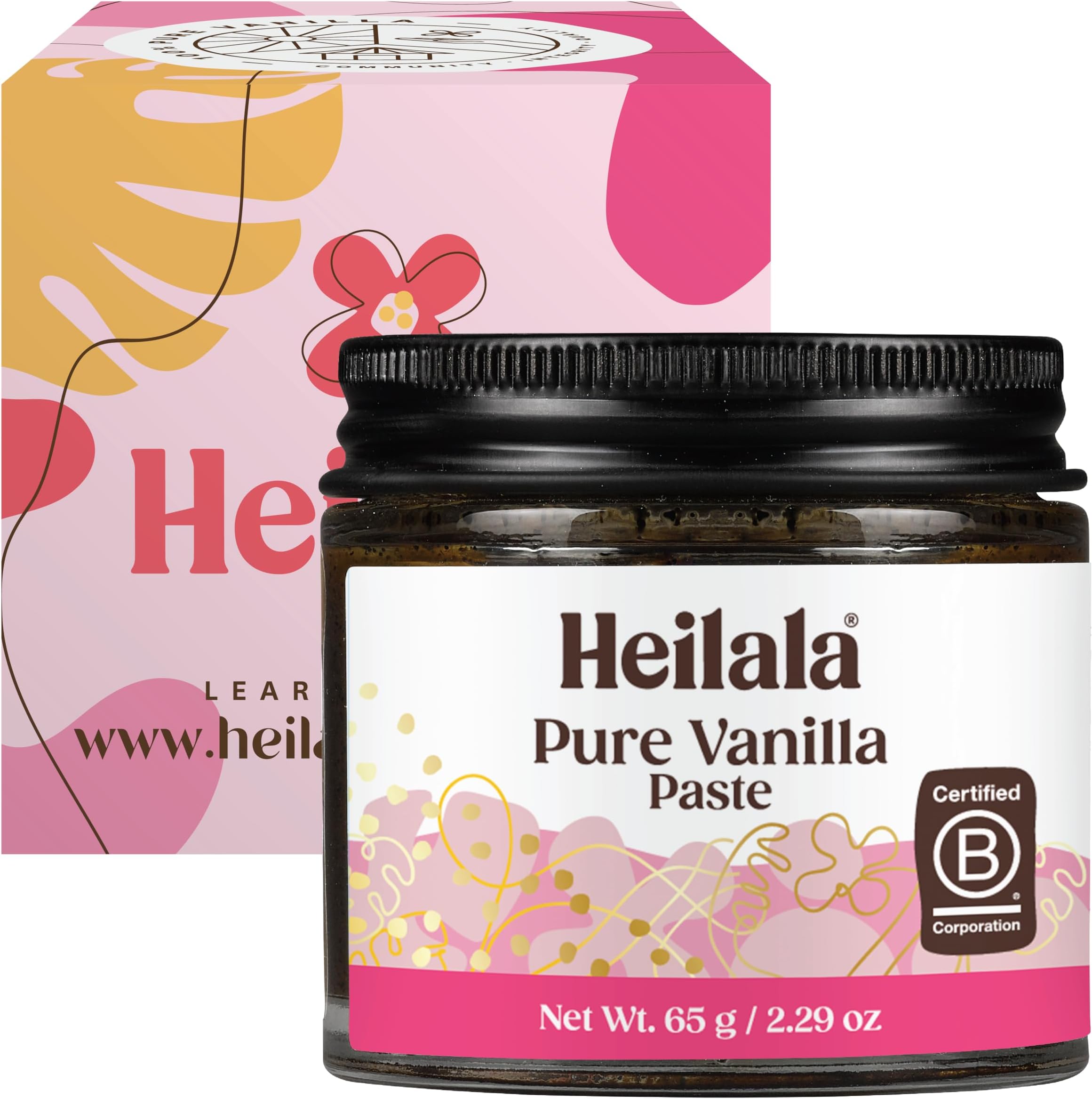- Vanilla Bean Paste with Gift Box - Giftable Vanilla Paste from Heilala Vanilla, Perfect for Friends, Family or the Chef in your Life Using Sustainably and Ethically Sourced Vanilla Beans - 2.29 oz