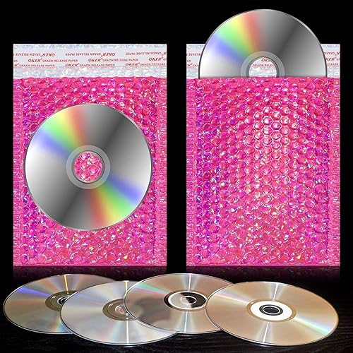 Miniatura 4 de 30 sobres holográficos de burbujas acolchados, sobres acolchados holográficos de burbujas, sobres acolchados autosellantes para correo, envío y