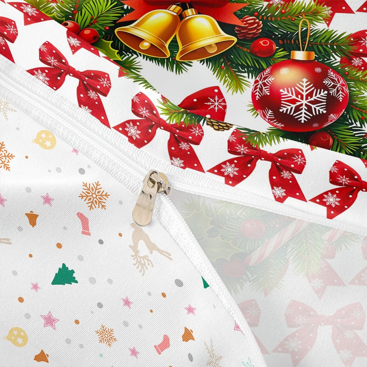 Loussiesd Poszewka na kołdrę z kokardą super king pościel dla dzieci