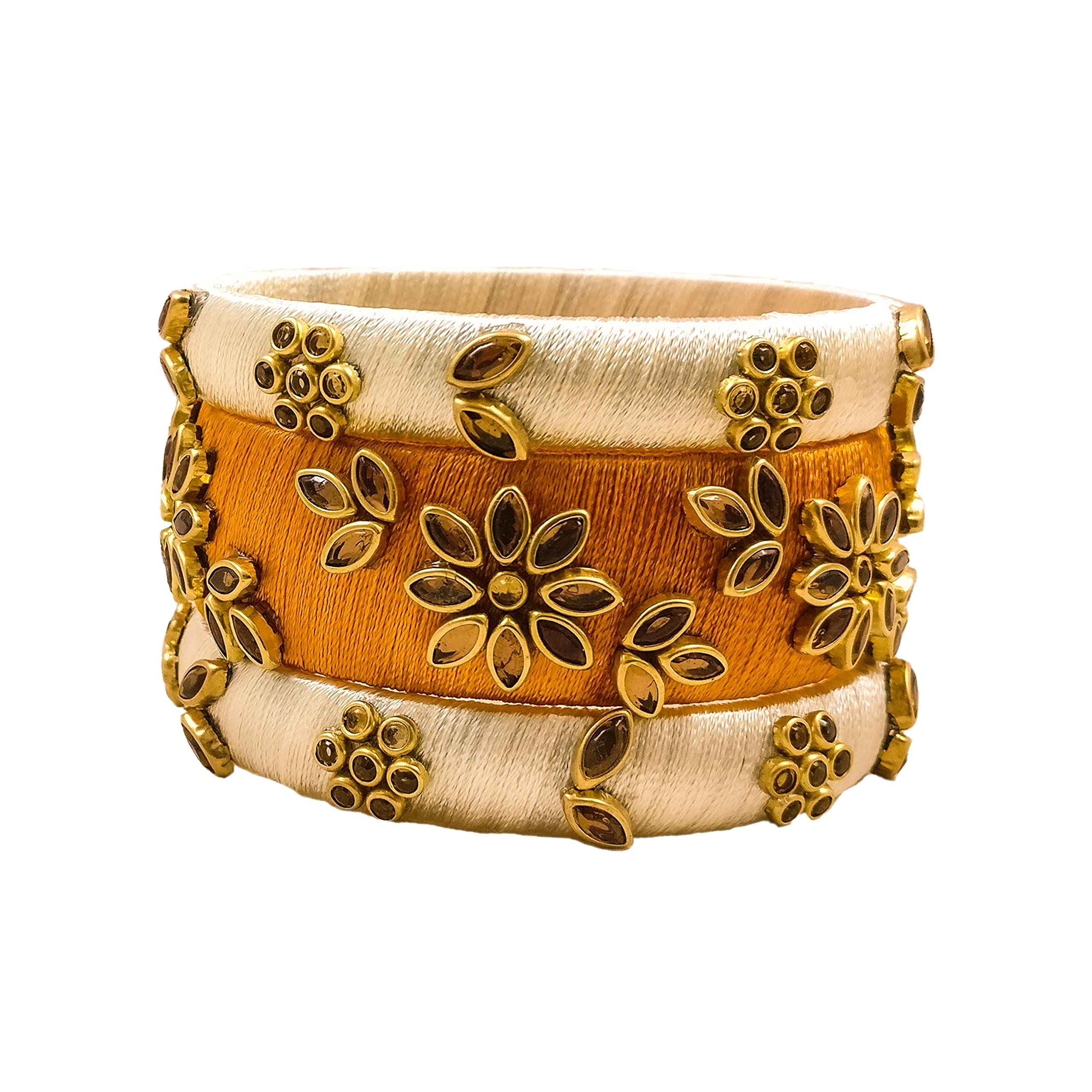 See full amazon price history chart for Yaalz Silk Thread Bangles with Kundan stone Embellishment for Fabric Bangles for Babies, Girls and Women for Festival, Traditional, Birthday, Everyday Office-casual wear Yaalz Silk Thread Bangles with Kundan stone Embellishment for Fabric Bangles for Babies, Girls and Women for Festival, Traditional, Birthday, Everyday Office-casual wear (B09RQVQNTS) Amazon Price History, Amazon Price Tracker