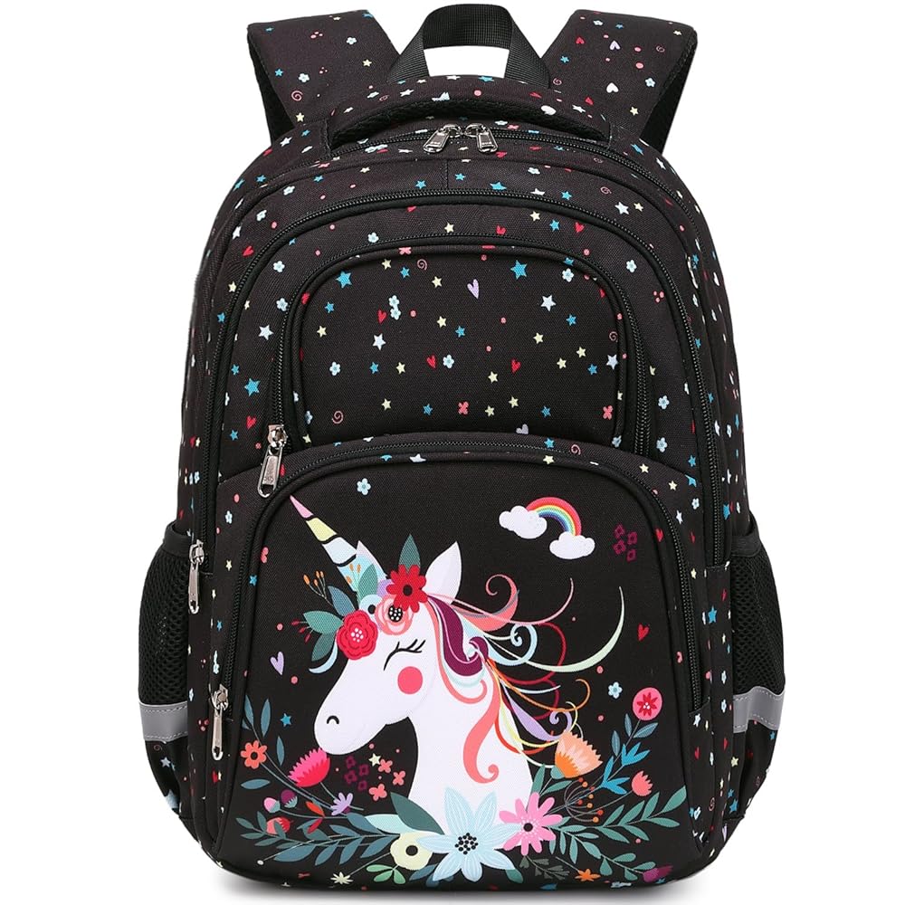 For Friends Unicorn Theme Backpack For Toddler Girls, Cute Cartoon