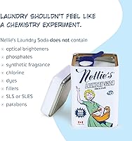 Vista 3 de Nellie's jabón natural de carbonato de sodio para ropa, 3.3 libras