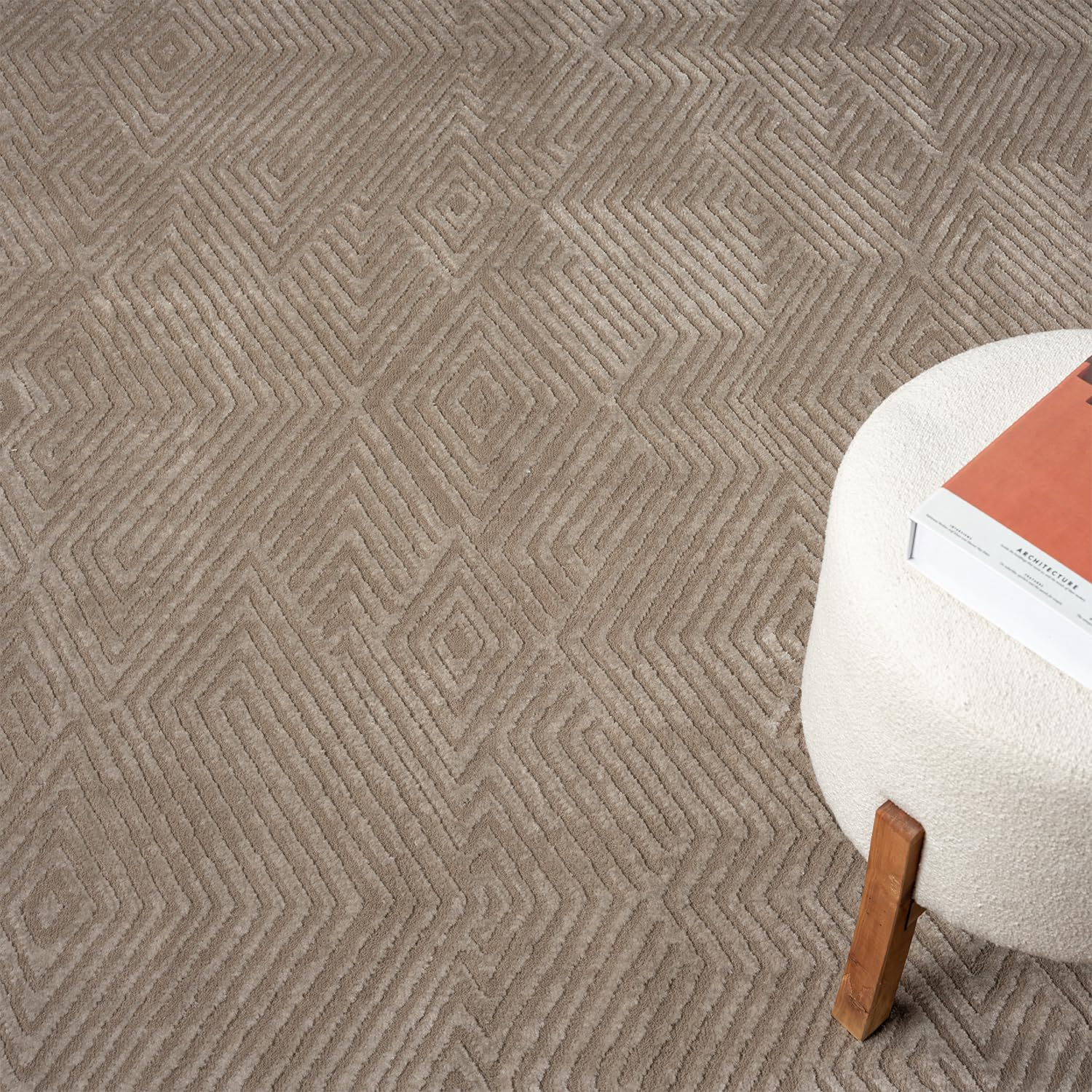 Vloerkleed Pedro Taupe 160x230 cm