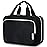 Narwey Travel Toiletry Bag for Women Large Hanging Makeup Bag Organizer Toiletries Bag for Full Size Essentials Accessories Cosmetics (Black (Large))