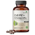 Futurebiotics Chill Pill + Ashwagandha, Rhodiola, St. Johns Wort, & L-Theanine - Non-GMO, 120 Vegetarian Tablets