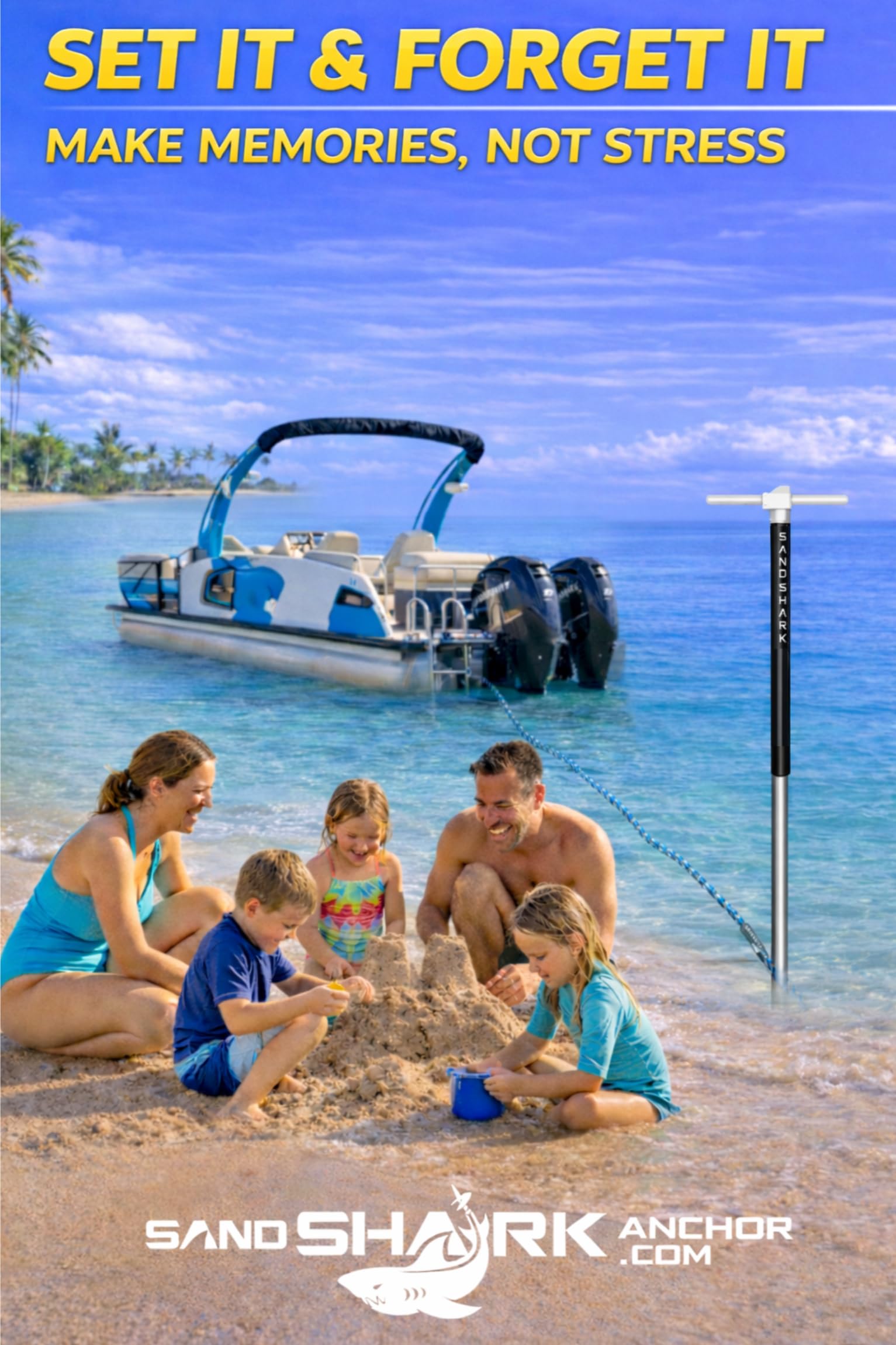 Amazon.com : SandShark Anchor Ultimate Large - Premium Screw in