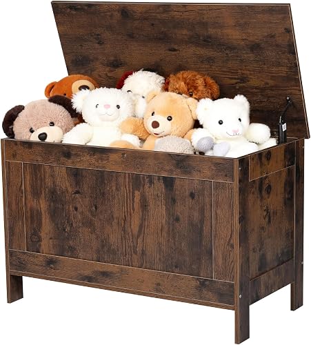 Rustic Lift-Top Storage Chest for Toys and Blankets