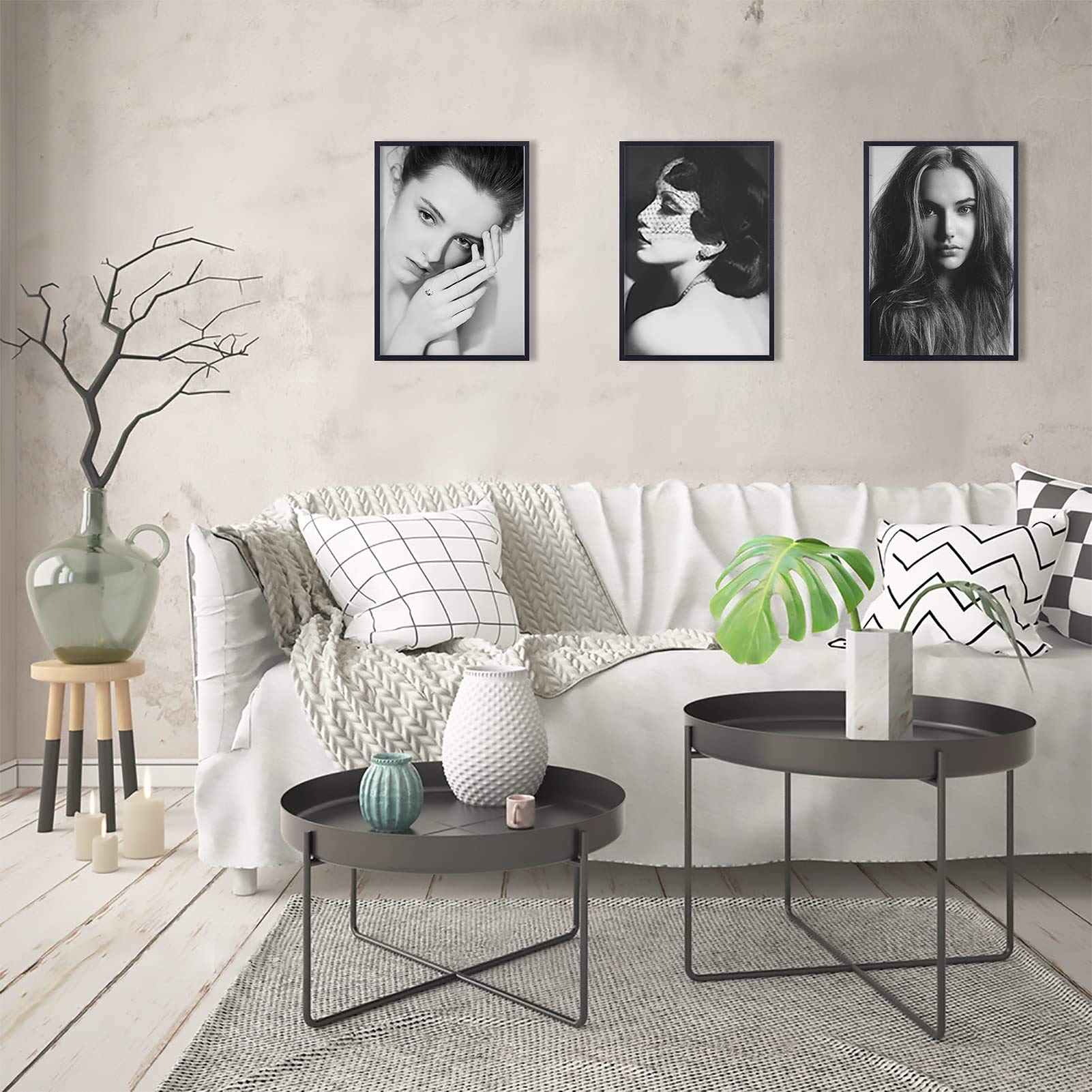 edihome, Fotolijst A4, 21 x 29,7 cm, van Hout, met Acrylglas